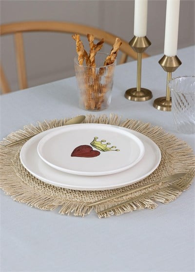 The Mia Luv Pasta Tabağı 6lı Set 19 cm