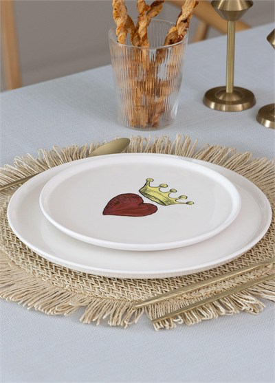 The Mia Luv Pasta Tabağı 6lı Set 19 cm