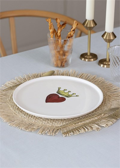 The Mia Luv Pasta Tabağı 6lı Set 19 cm