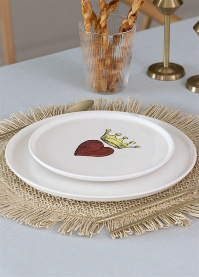 The Mia Luv Pasta Tabağı 6lı Set 19 cm