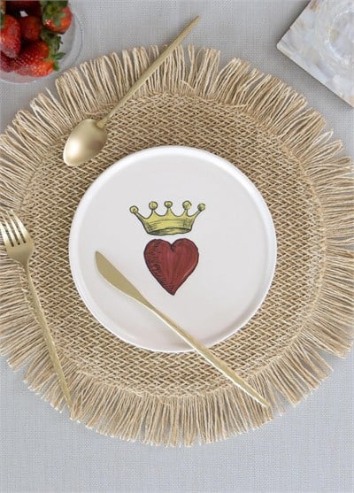 The Mia Luv Pasta Tabağı 6lı Set 19 cm