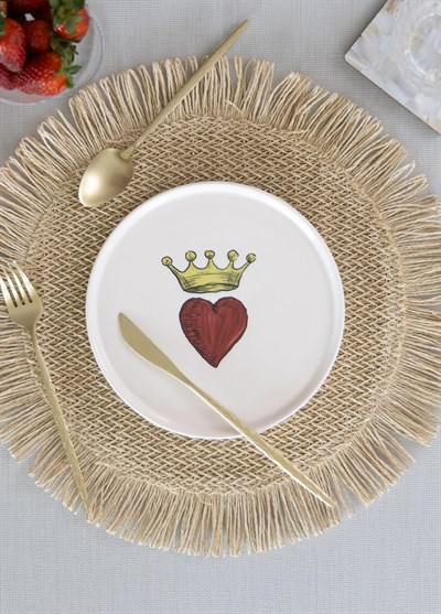 The Mia Luv Pasta Tabağı 6lı Set 19 cm