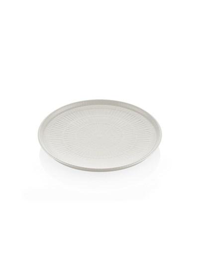 The Mia Noon Pasta Tabağı 6lı Set Krem 19 cm