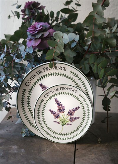 The Mia Provence Lavanta Pasta Tabağı 6lı Set 19 cm PRC002