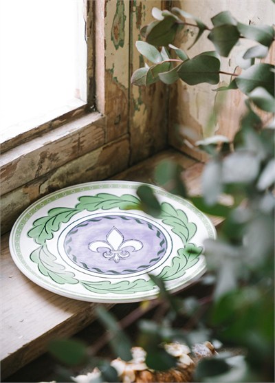 The Mia Provence Lavanta Pasta Tabağı 6lı Set 19 cm PRC001