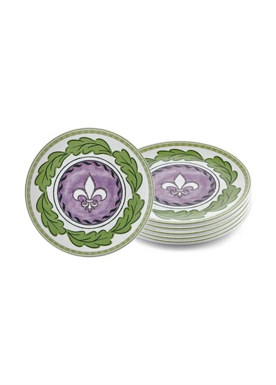 The Mia Provence Lavanta Pasta Tabağı 6lı Set 19 cm PRC001