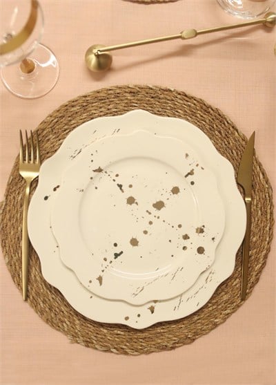 The Mia Splash Pasta Tabağı 6 Parça 21 Cm