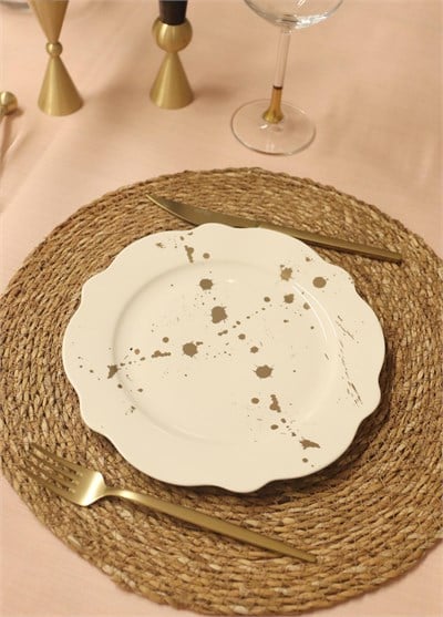The Mia Splash Pasta Tabağı 6 Parça 21 Cm