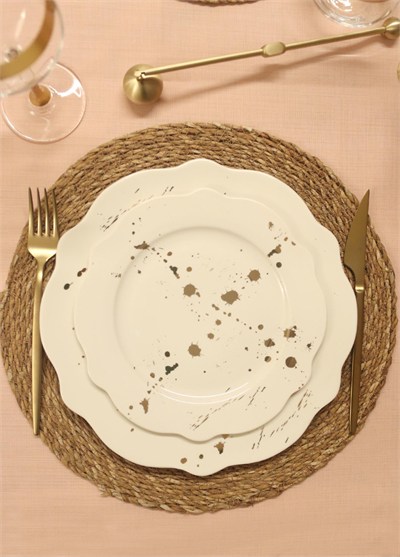 The Mia Splash Pasta Tabağı 6 Parça 21 Cm