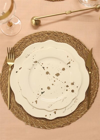 The Mia Splash Pasta Tabağı 6 Parça 21 Cm