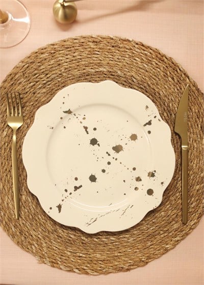 The Mia Splash Pasta Tabağı 6 Parça 21 Cm