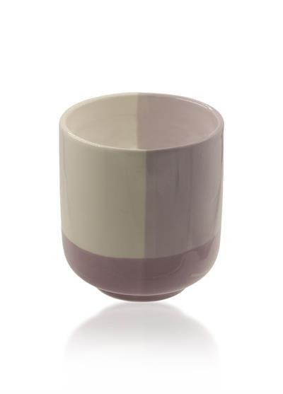 The Mia Porselen Saksı Mor 9x10 cm