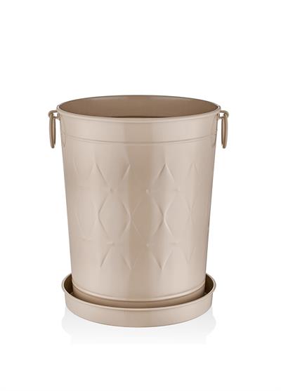 The Mia Prizma Saksı Karamel 37x31x46 cm