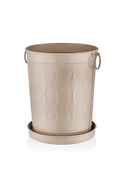 The Mia Prizma Saksı Karamel 37x31x46 cm