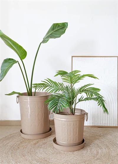 The Mia Prizma Saksı Karamel 37x31x46 cm