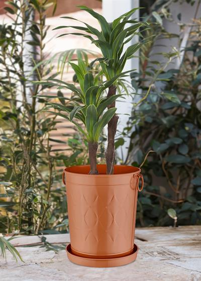 The Mia Prizma Saksı Terracota 37x31x46 cm