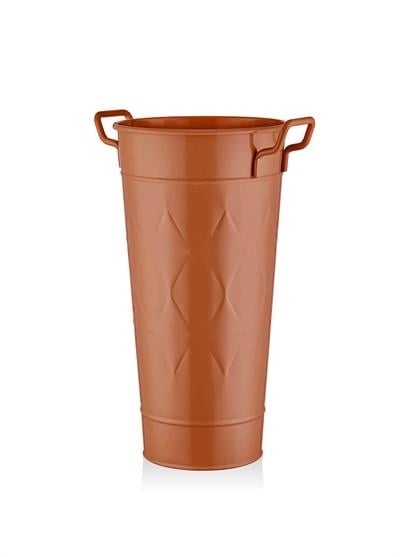 The Mia Prizma Vazo Saksı Terracota 50 cm