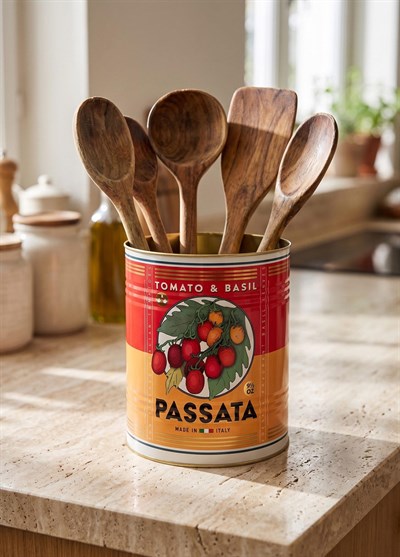 The Mia Retro Metal Saksı Passata 17 x 20 cm