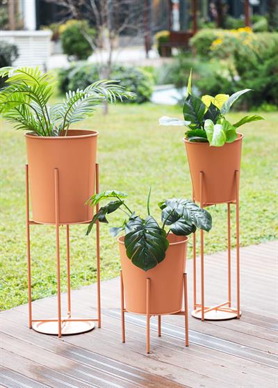 The Mia Suelo Vazo Saksı Terracota 35x49 cm