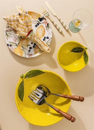 The Mia Artigiano Salata Kasesi Sarı 28 cm
