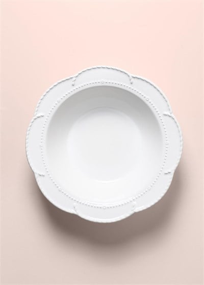 The Mia Grande Salata Kasesi Beyaz 31x9 cm GRD0015