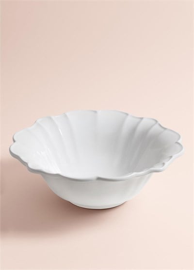 The Mia Grande Salata Kasesi Beyaz 28x10 cm GRD0010