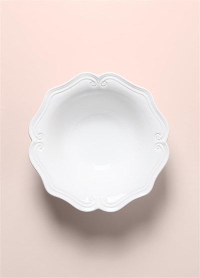 The Mia Grande Salata Kasesi Beyaz 29x10 cm GRD0018