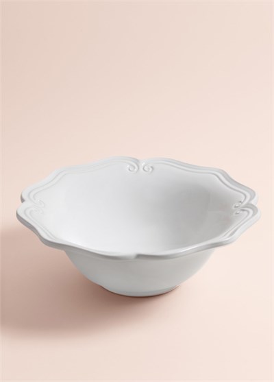 The Mia Grande Salata Kasesi Beyaz 29x10 cm GRD0018
