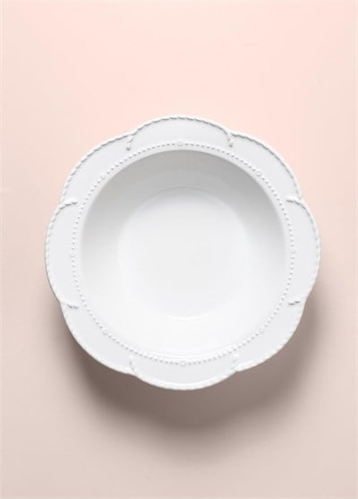 The Mia Grande Salata Kasesi Beyaz 31x9 cm GRD0015