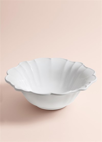 The Mia Grande Salata Kasesi Beyaz 28x10 cm GRD0010