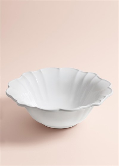 The Mia Grande Salata Kasesi Beyaz 28x10 cm GRD0010
