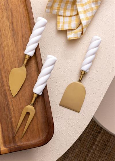 The Mia Column Peynir Servis Takımı 3 Parça