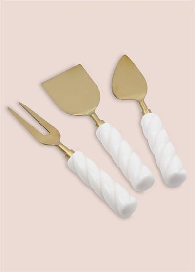 The Mia Column Peynir Servis Takımı 3 Parça