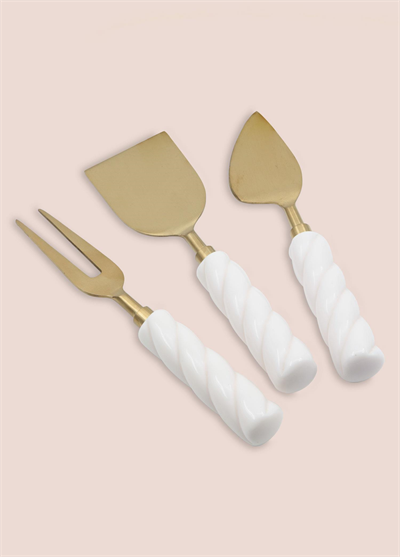 The Mia Column Peynir Servis Takımı 3 Parça