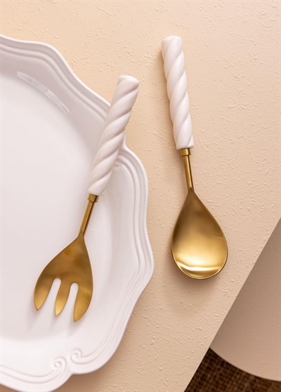 The Mia Column Salata Servis Takımı 2 Parça