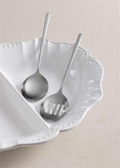 The Mia Giallo Servis Seti Gümüş 2 Parça