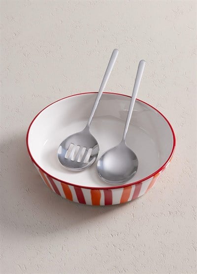 The Mia Giallo Servis Seti Gümüş 2 Parça