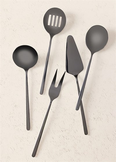 The Mia Giallo Servis Seti Siyah 5 Parça