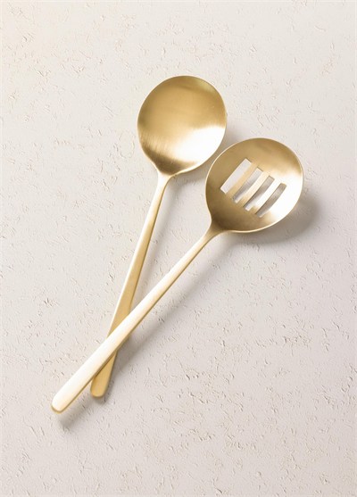 The Mia Giallo Servis Seti Şampanya Gold 2 Parça