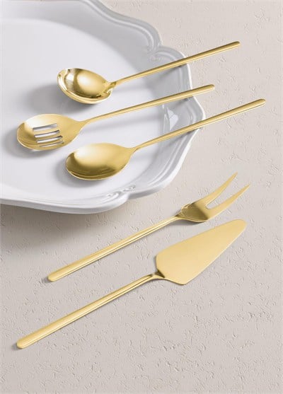 The Mia Giallo Servis Seti Gold 5 Parça