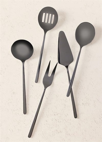 The Mia Giallo Servis Seti Siyah 5 Parça