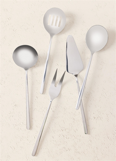 The Mia Giallo Servis Seti Gümüş 5 Parça