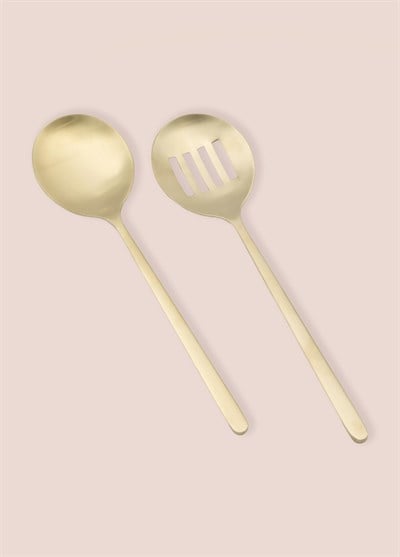 The Mia Giallo Servis Seti Şampanya Gold 2 Parça