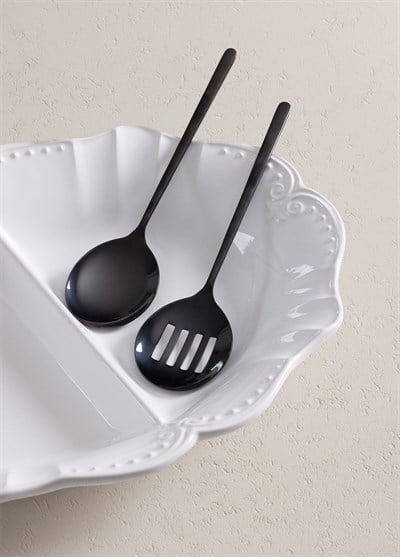 The Mia Giallo Servis Seti Siyah 2 Parça