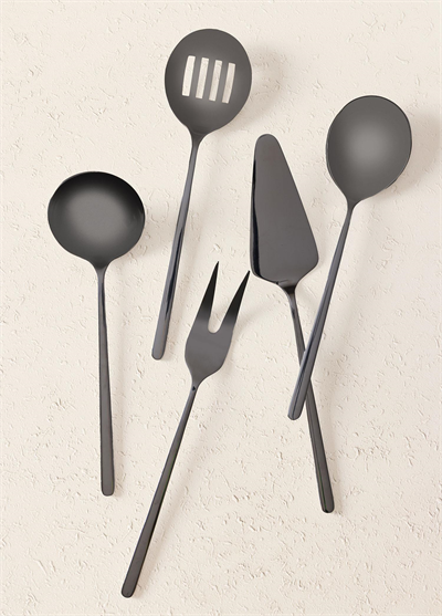 The Mia Giallo Servis Seti Siyah 5 Parça