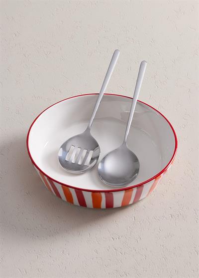 The Mia Giallo Servis Seti Gümüş 2 Parça