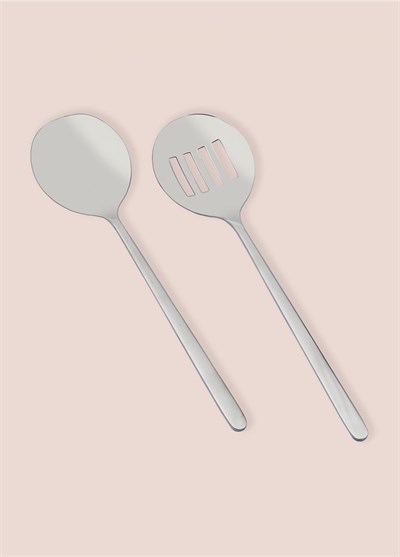 The Mia Giallo Servis Seti Gümüş 2 Parça