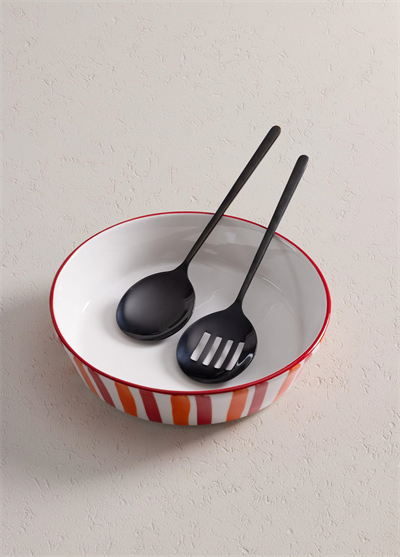 The Mia Giallo Servis Seti Siyah 2 Parça