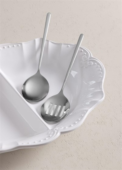 The Mia Giallo Servis Seti Gümüş 2 Parça