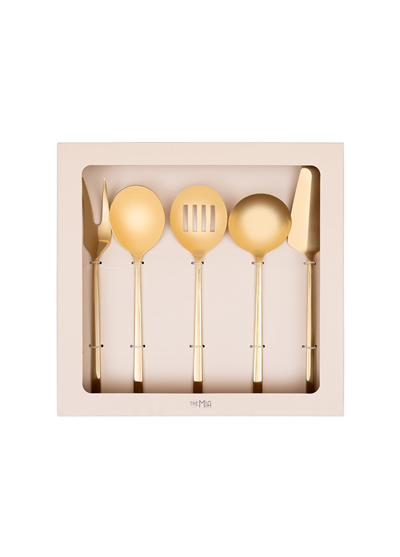 The Mia Giallo Servis Seti Gold 5 Parça